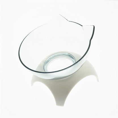 Cat Double Bowl Cat Food Bowl Protects Cervical Vertebra